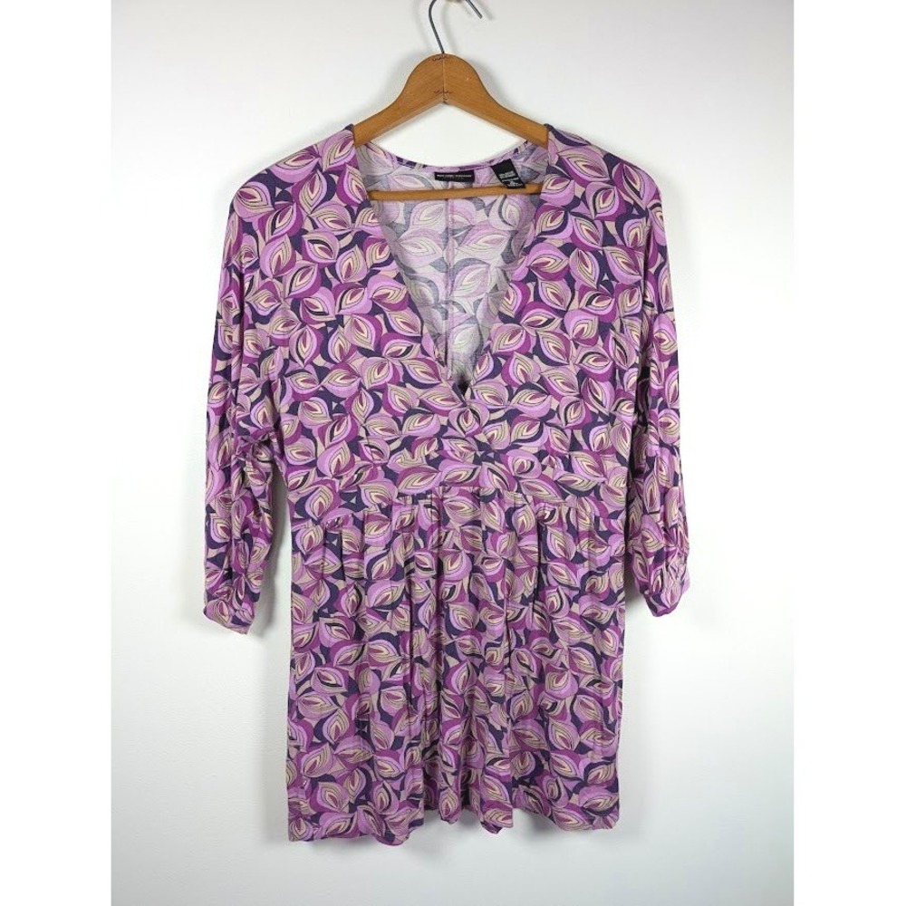 Vintage‎ Y2K Babydoll Top Women's Size XL Fairy Grunge 3/4 Sleeve Boho Coquette